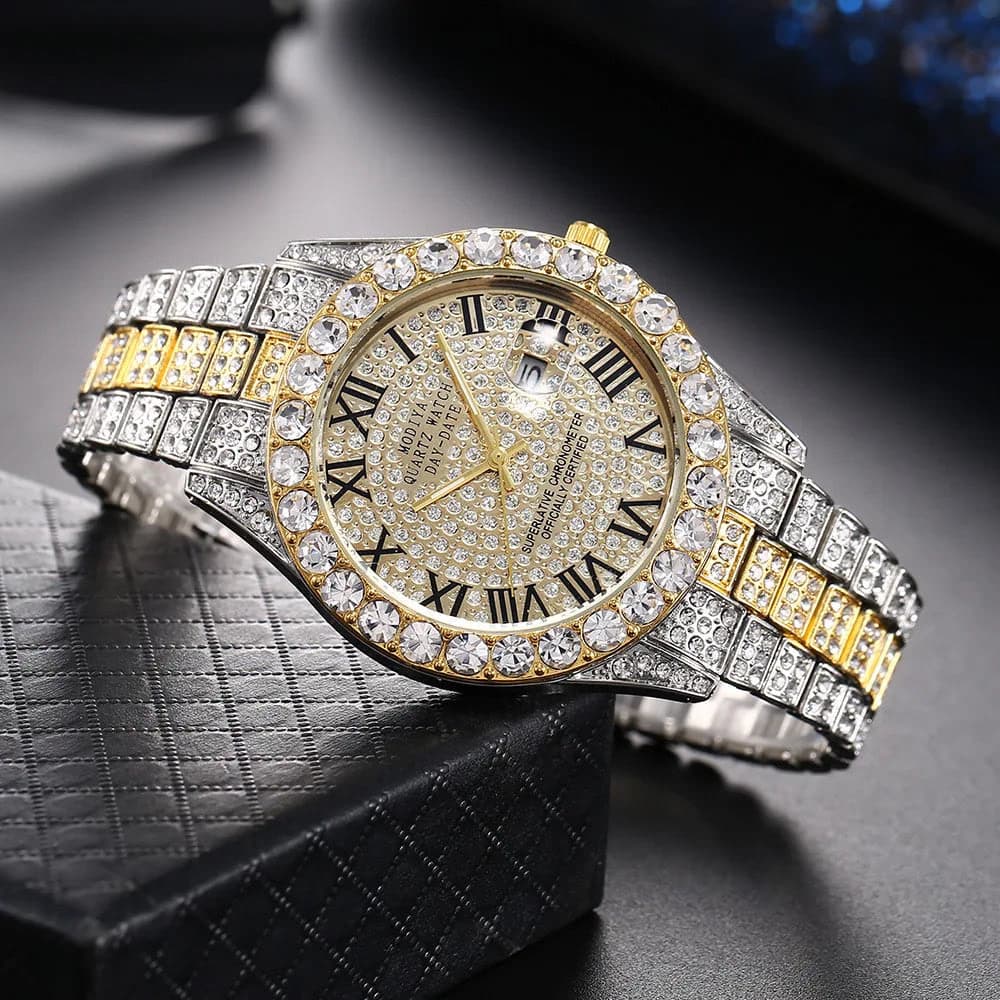 Luxury Quartz Rhinestone Wristwatch — image 8