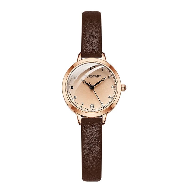 Retro Leather Strap Ladies Quartz Watch — image 12