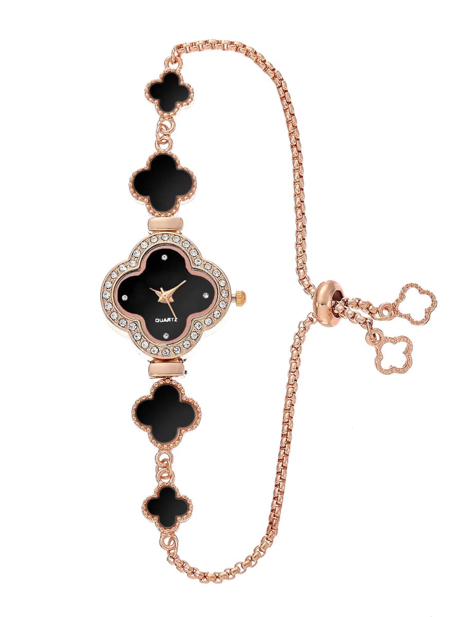 LUCKYFOX Women's Quartz Watch - Luxury Clover Design — image 9