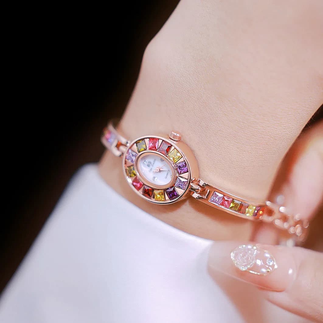 Elegant Luxury Zircon Quartz Watch for Women — image 8